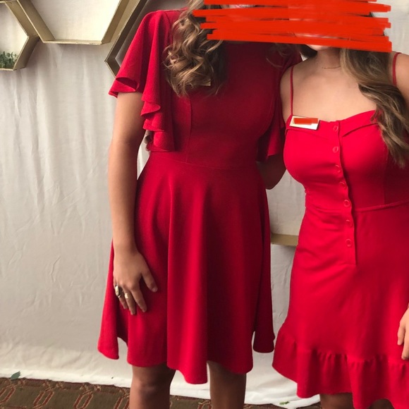 Red Cocktail Recruitment Dress - Picture 10 of 11
